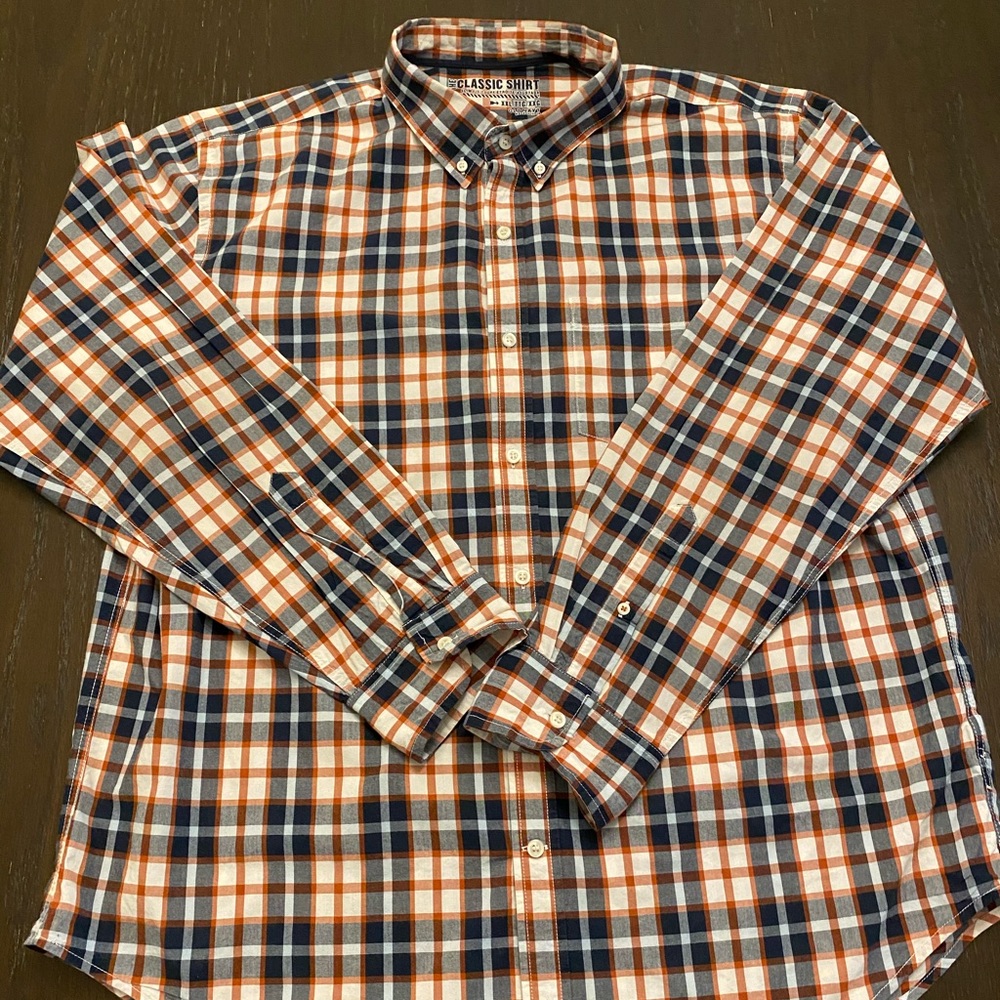 Old Navy plaid long sleeve